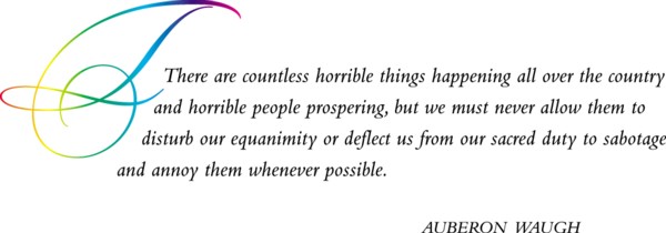 Auberon Waugh quote