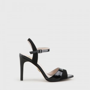 Aida Heeled Sandal black