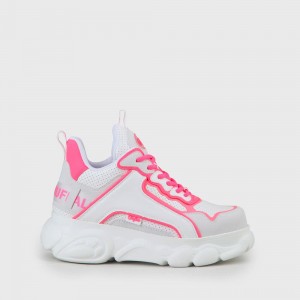 CLD Chai sneaker white/neon pink