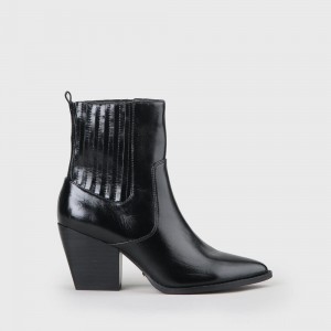 Ferry Ankle Boot smooth leather black