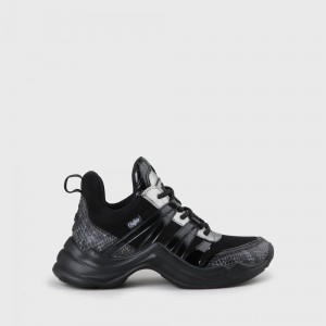 Cavi Sneaker faux leather black