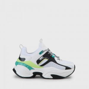 Crevis P1 sneaker black/green/yellow